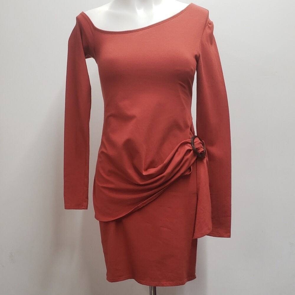 Free People Frankie Dress In Copper Women's XS Night Out Bodycon Party